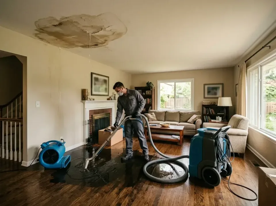 attic-pipe-burst-ceiling-drip-008 — frequently asked questions, Water Damage Restoration & Carpet Care in Gibson, AR